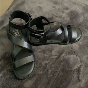 Franco Sarto Gwenyth Black Leather Sz 6